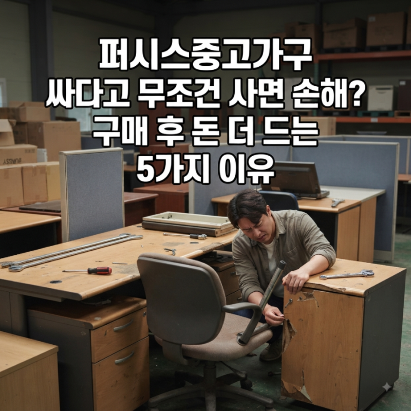 퍼시스중고가구 싸다고 무조건 사면 손해? 구매 후 돈 더 드는 5가지 이유