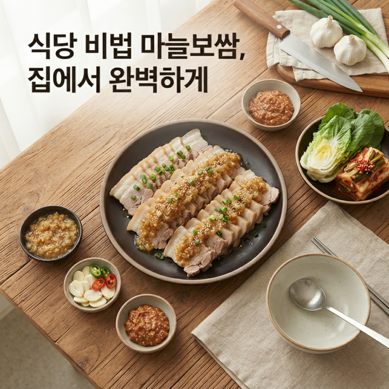 마늘보쌈 레시피 돼지고기 대신 이걸 넣고 삶았더니 맛이