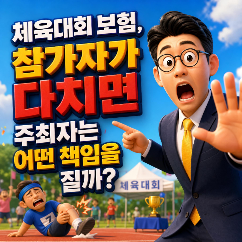 체육대회 보험, 참가자가 다치면 주최자는 어떤 책임을 질까?