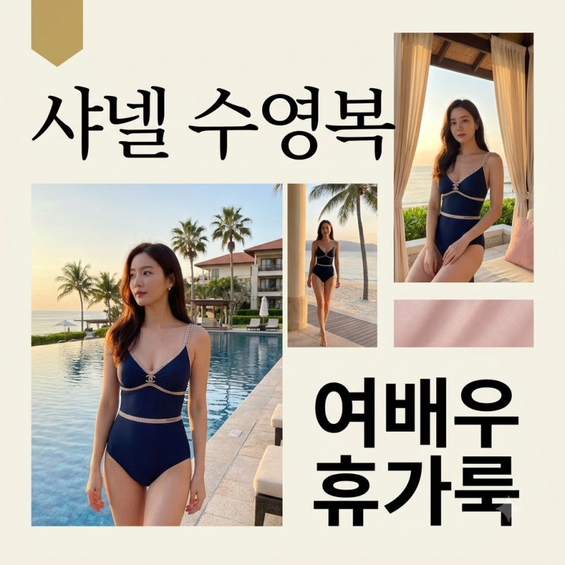 216만원 샤넬 수영복 여배우 휴가룩 총정리 이시영 박하선 패션