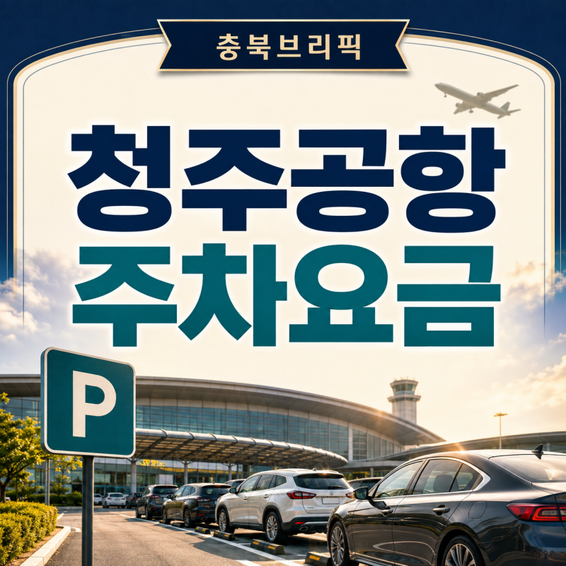 2026 청주공항 주차요금, P1·P2·P3·P4 할인 대상 총정리