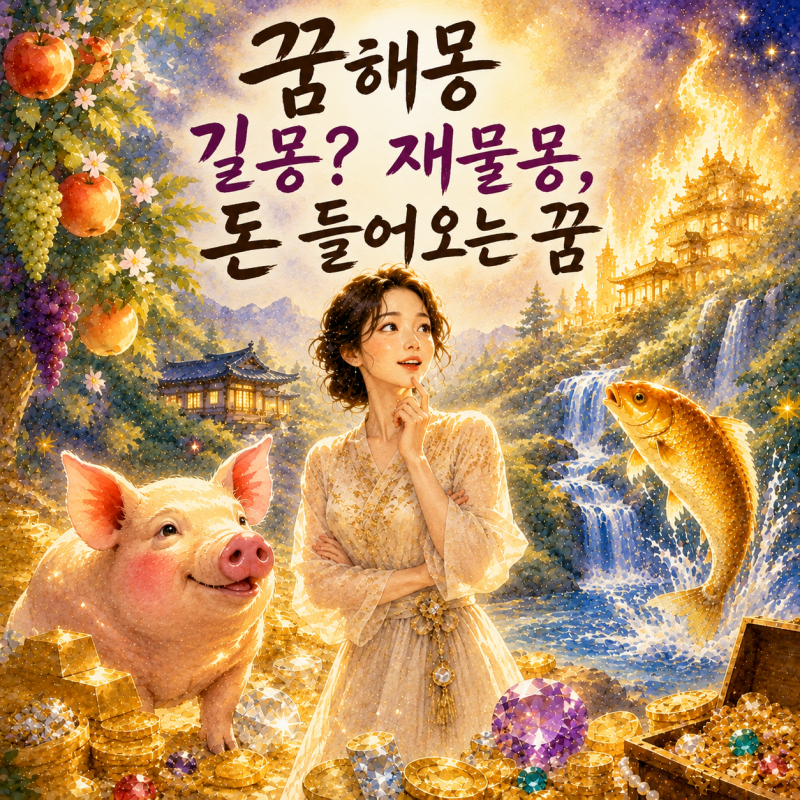 꿈해몽 길몽? 재물몽, 돈 들어오는 꿈에는 어떤 의미가 있을까?