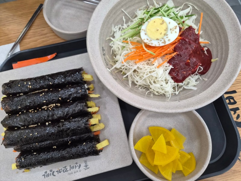 포항펜타시티맛집, 혼밥 하기 좋은 흥해 분식집 추천 선비꼬마김밥 펜타시티점