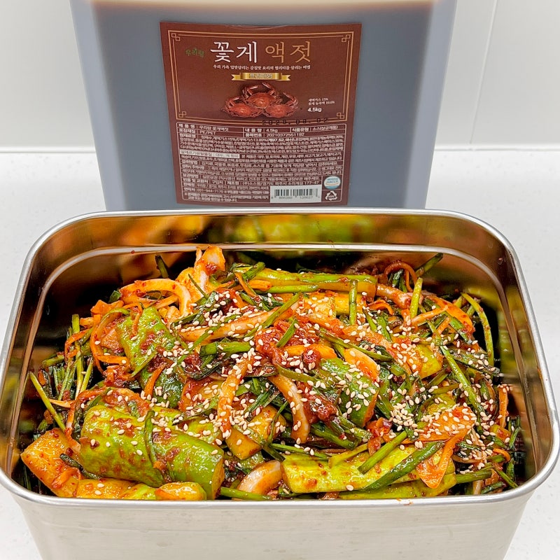 이영자 꽃게액젓 대용량 우리랑 말통 액젓추천