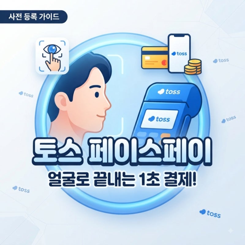 토스 페이스페이 사용방법 및 사전 등록 가이드 (지갑·스마트폰 없이 얼굴로 결제하기)