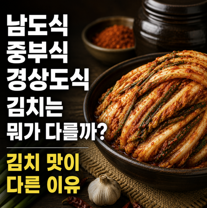 남도식·중부식·경상도식 김치는 뭐가 다를까? 김치 맛이 다른 이유