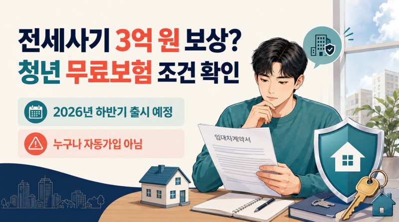전세사기 최대 3억 원 보상? 하나은행 청년 무료보험 조건 팩트체크