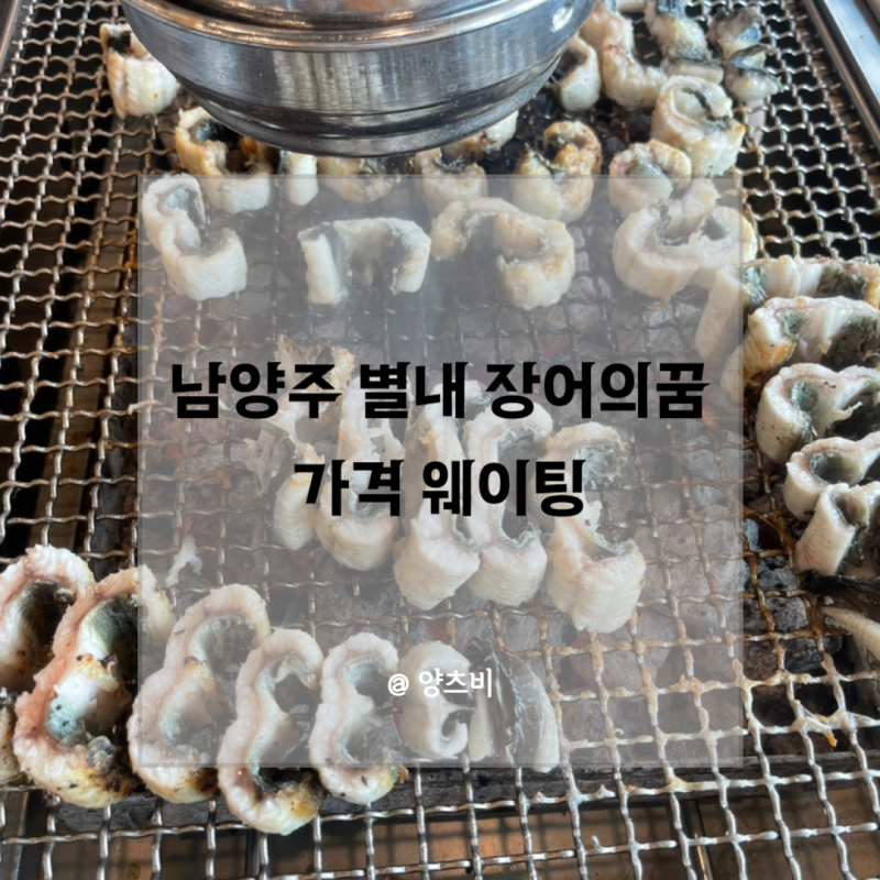 남양주 별내에서 유명한 장어의꿈 가격 웨이팅, 장어탕까지