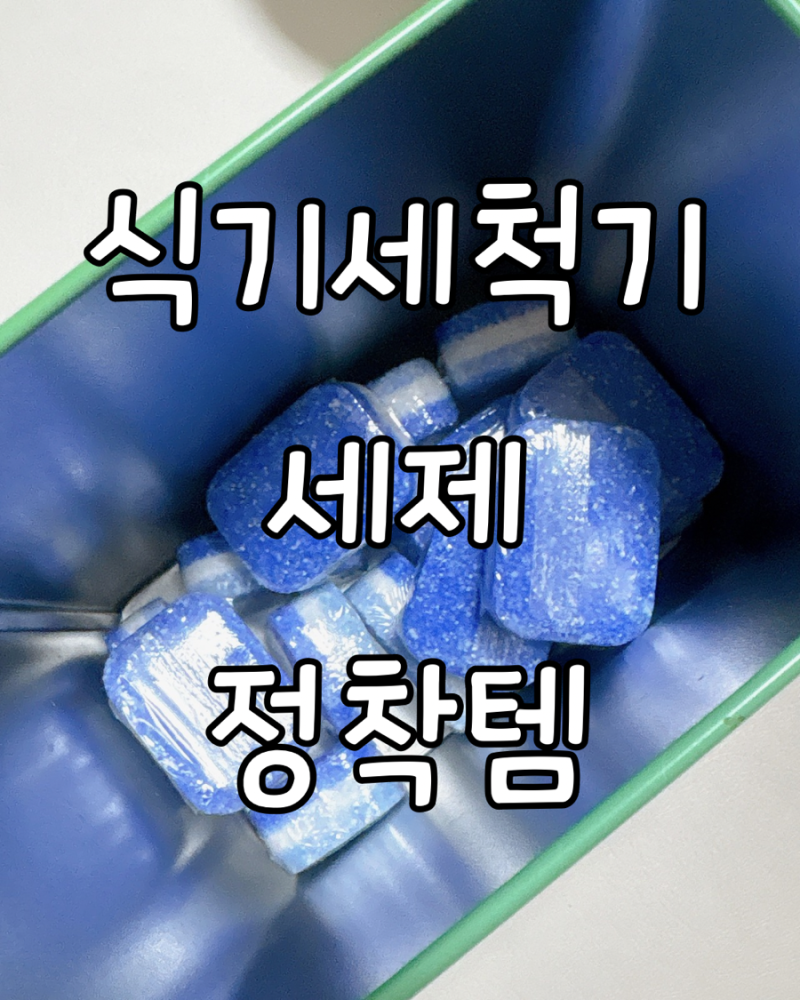 식세기 세제 고민 끝 프로쉬 식세기 세제 추천