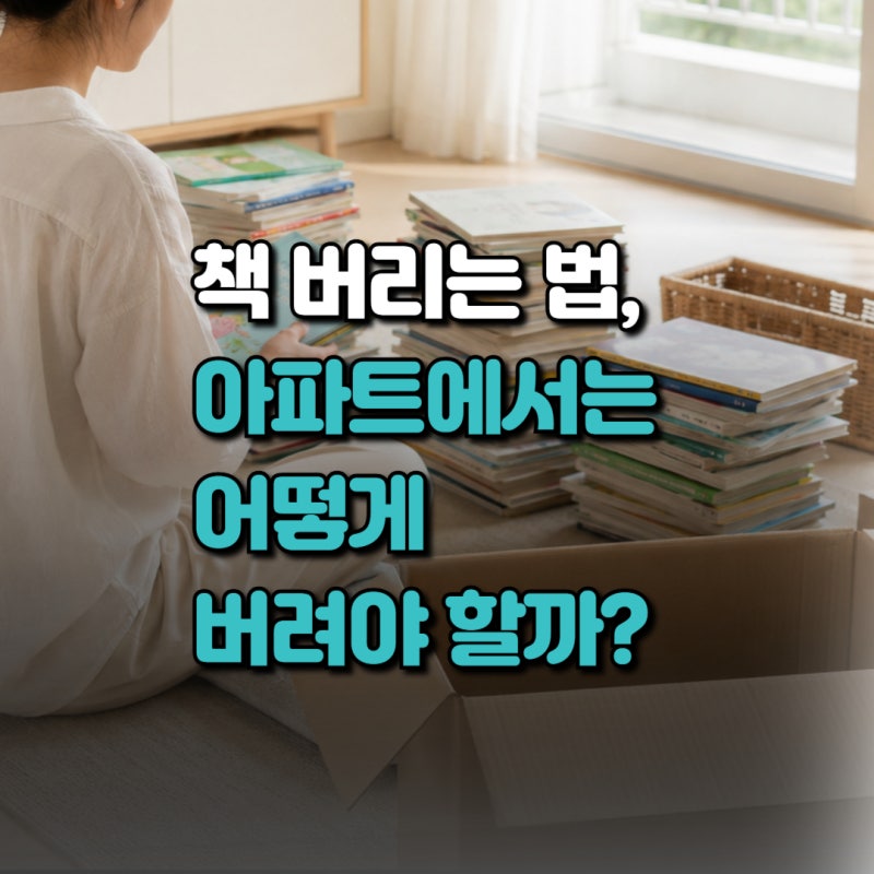 책 버리는법, 아파트 책 버리기부터 방문수거·고물상까지 총정리