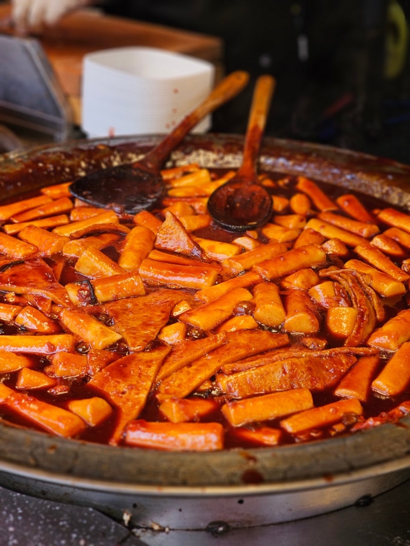 해운대시장 떡볶이 맛집 상국이네 가래떡의 쫄깃함