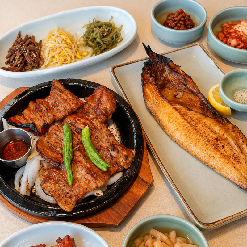 [부산 하단 맛집] 화덕연밥 하단본점, 부모님과 함께한 연잎밥 한상차림, 임연수 구이