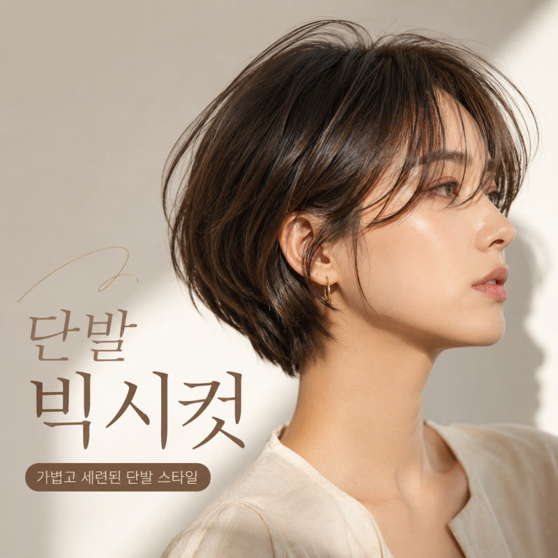 요즘 단발머리스타일 트렌드, 빅시컷 뜻부터 보브컷 테슬컷 차이까지!