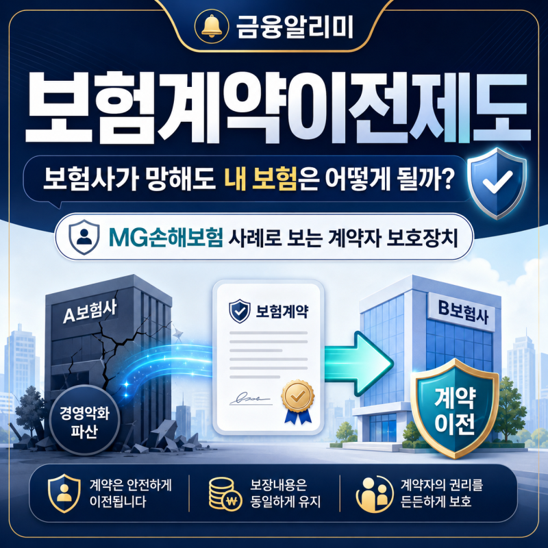 보험계약이전제도, MG손해보험 사례