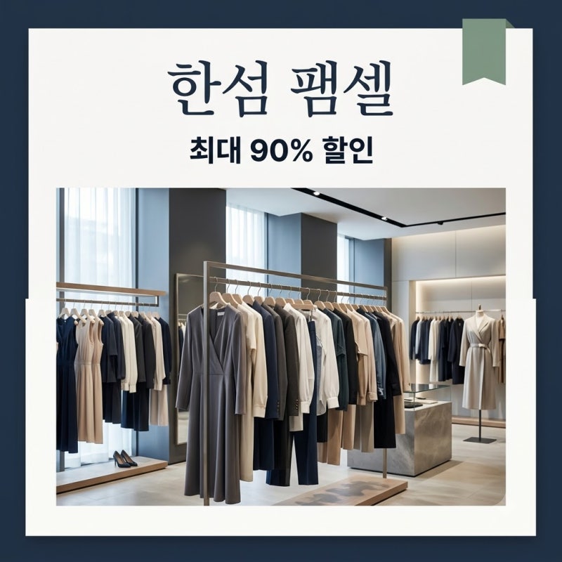 한섬 패밀리세일 2026 세텍 일정 브랜드 및 최대 90퍼센트 할인 득템 꿀팁