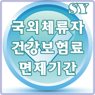 해외출국자 건강보험료 면제, 일자 계산법, 적용기간계산