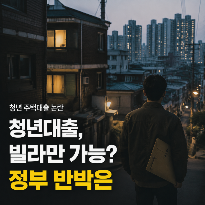 "빌라에서만 살라는 거냐"..청년 대출 논란에 정부가 내놓은 반박