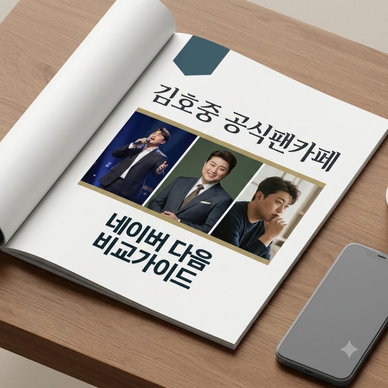 김호중 공식팬카페, 네이버 다음 차이점 확실히 짚어드릴게요