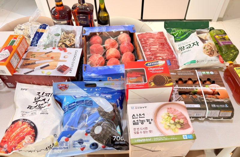 코스트코 대구 혁신도시점 쇼핑 시식 - 강아지침대 살치살 칼블럭 등 구매!
