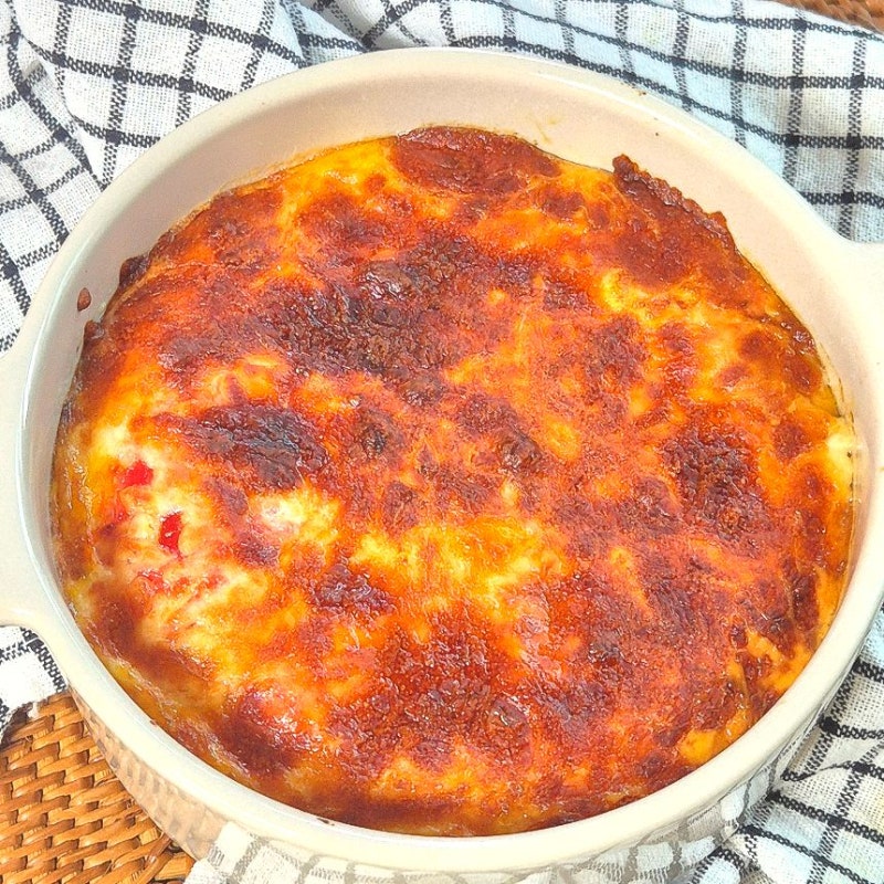 전자레인지 5분! 살 빠지는 아이돌 식단 계란 순두부 그라탕 레시피