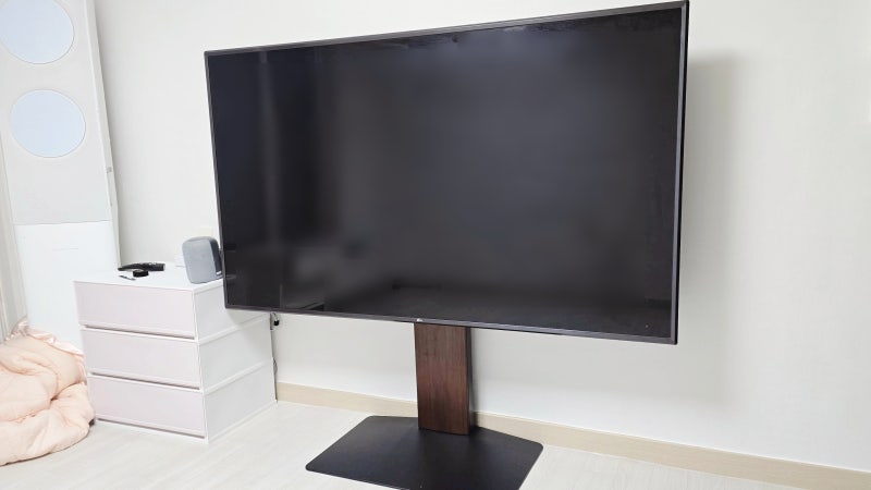 [대형TV거치대 추천]마운트피아 75인치 대형TV스탠드 셀프 조립 및 활용후기