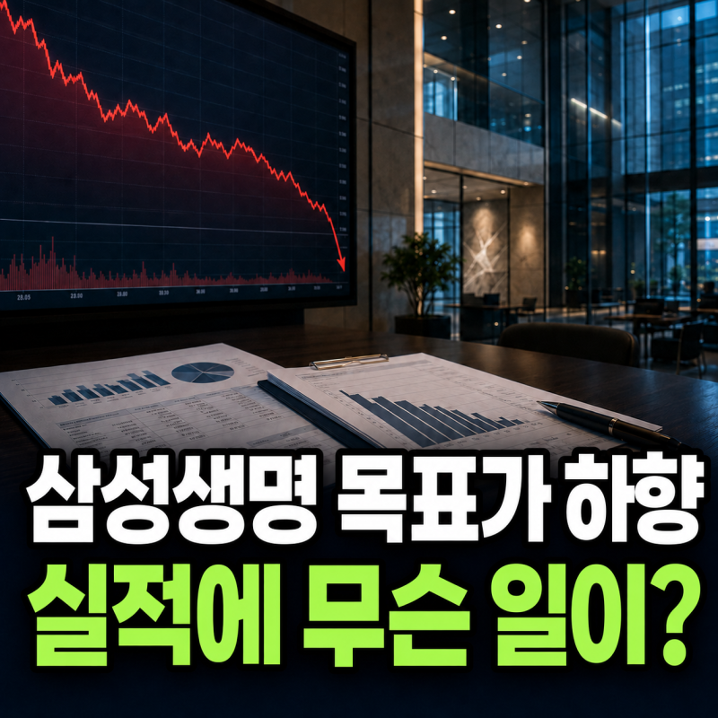 삼성생명 목표주가 40만원에서 35만원으로 하향, 실적에 무슨 일이?