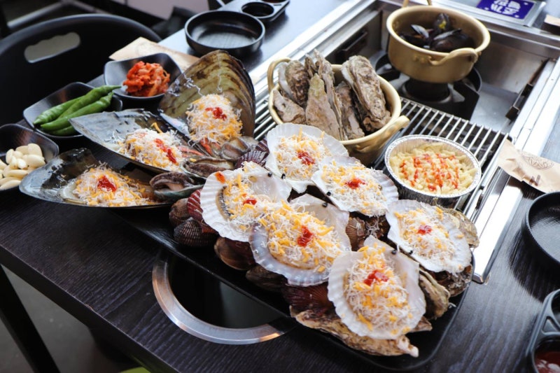 을왕리 조개구이 무한리필 을왕리해수욕장오션뷰 무한조개포차 을왕리본점