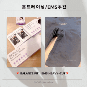 [홈트레이닝]발란스핏 : EMS 하비컷레깅스 내돈내산 솔직후기