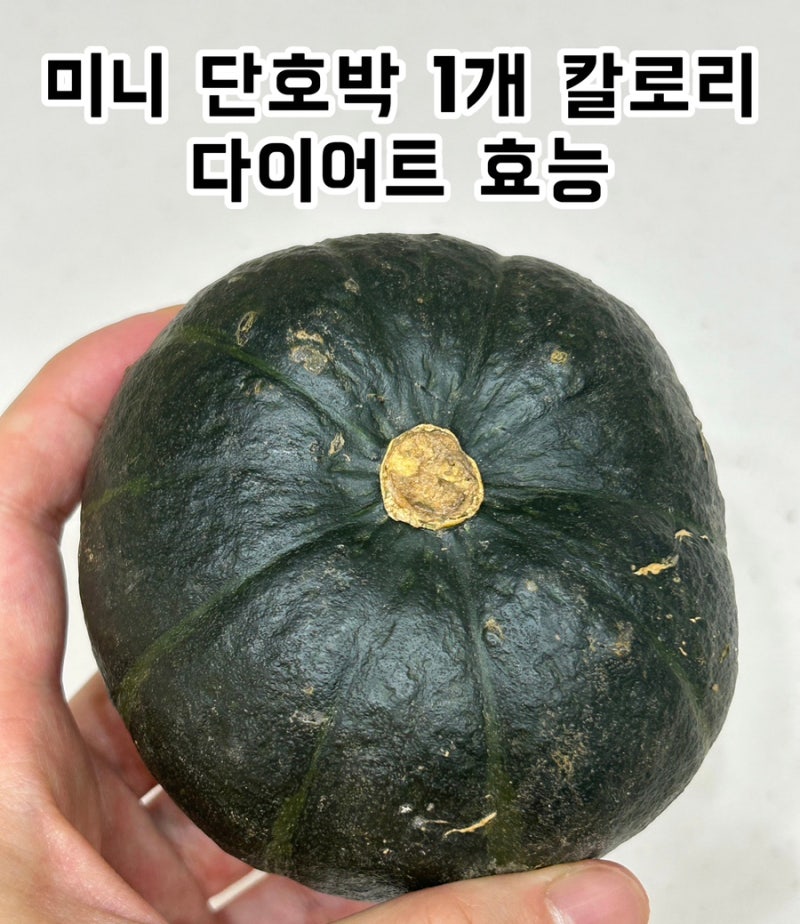 미니 단호박 1개 칼로리 | 다이어트 효능 5가지
