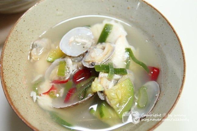 바지락 순두부맑은국 끓이는 법, 시원하고 부드러운 한식 국요리