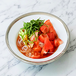최화정 토마토국수 레시피, 다이어트에도 좋은 초간단 여름 냉국수 만들기