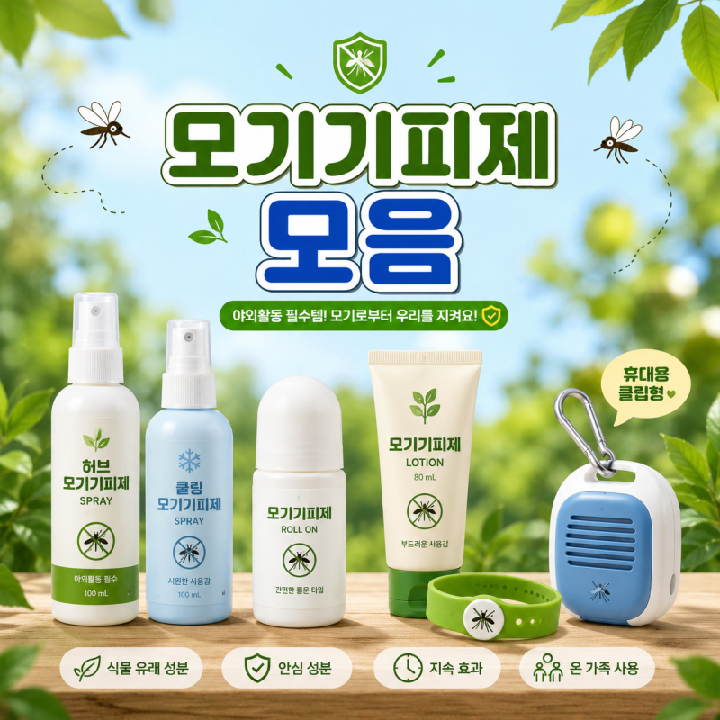 [육아．정보] 유아 모기기피제 몇개월부터? 생후 6개월·4세·12세 성분별 사용연령