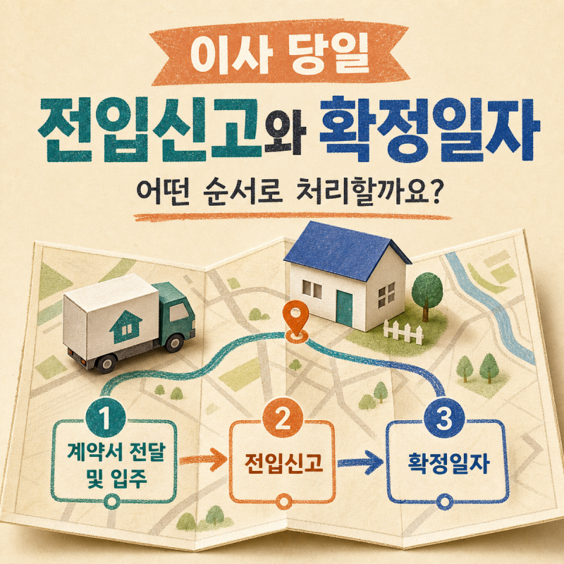 전입신고와 확정일자, 대항력·우선변제권 지키는 순서