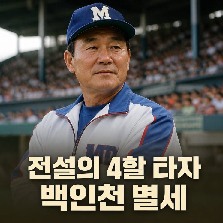 한국 프로야구 유일 <b>4할 타자</b> <b>백인천</b> 전 감독 <b>별세</b>