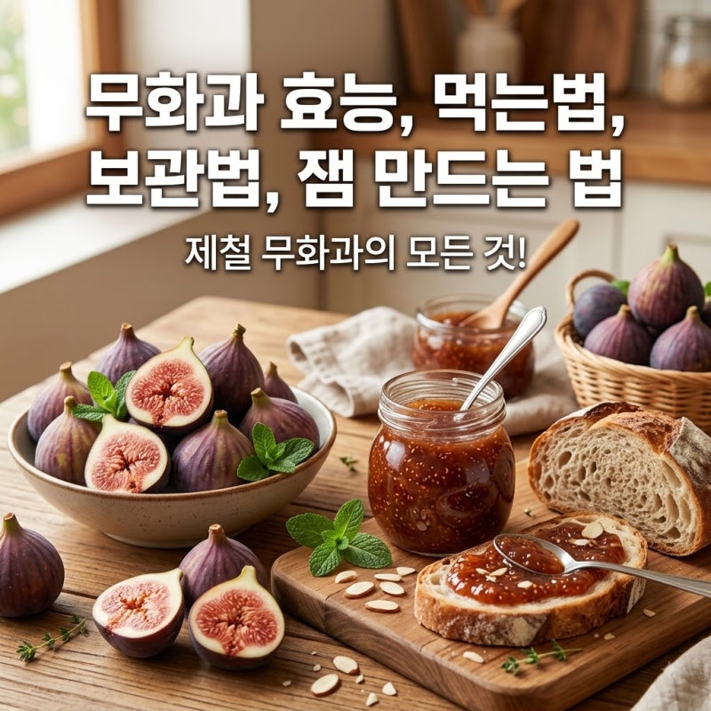 무화과 효능, 먹는 법, 보관법, 잼 만드는 법 총정리