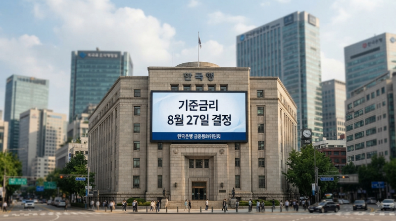 한국은행 기준금리 8월 27일 결정 전망 — 7월 인상 후 추가 인상 vs 동결, 대출이자 어떻게 바....