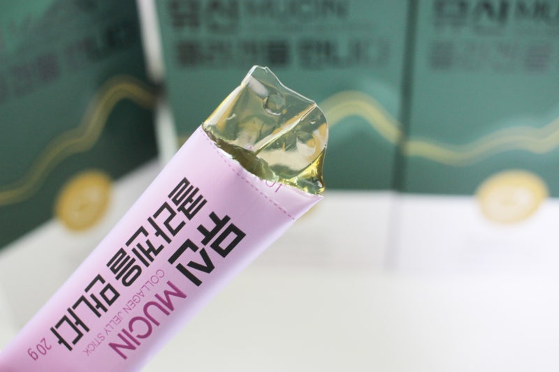 뮤신 콜라겐을 만나다 30P, 달팽이추출분말 피쉬콜라겐 젤리 스틱 후기