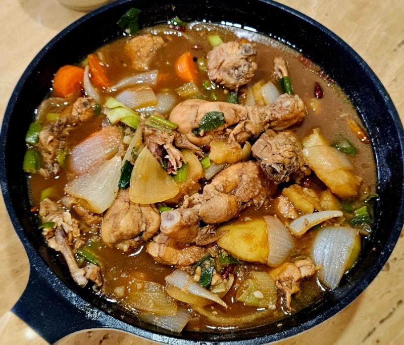 류수영 레시피로 만든 간장 찜닭에 비빔면까지! 가족과 함께한 말복.