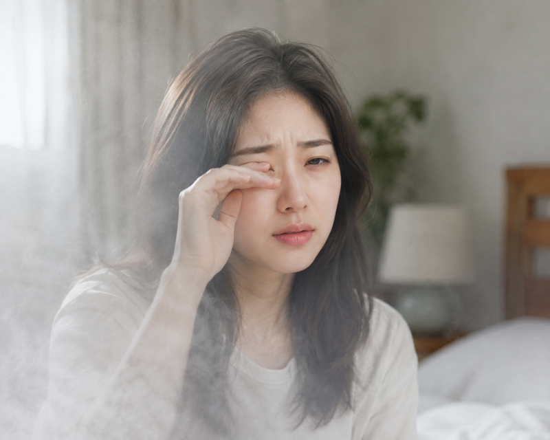 각막부종 증상, 아침에 유독 시야가 뿌옇게 보인다면?