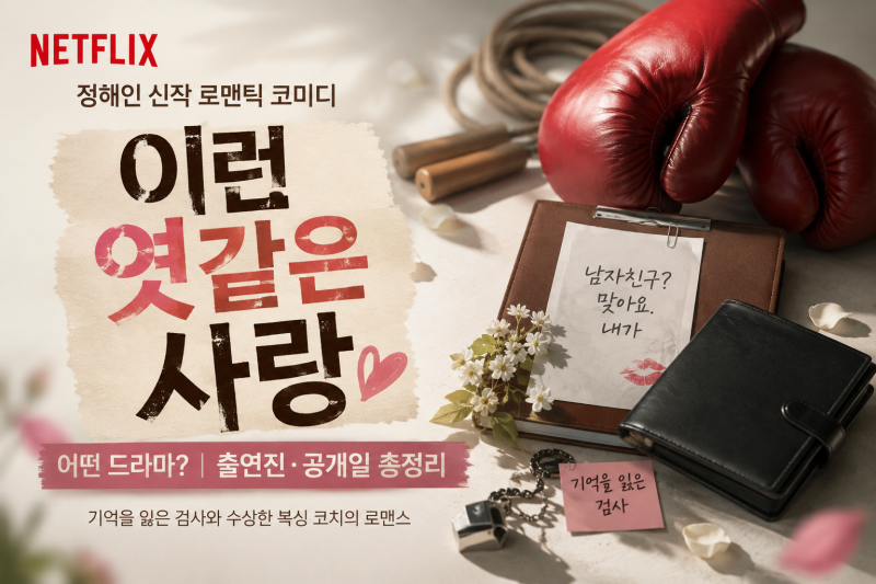 《이런 엿같은 사랑》 어떤 드라마?｜정해인 신작 출연진·공개일 총정리