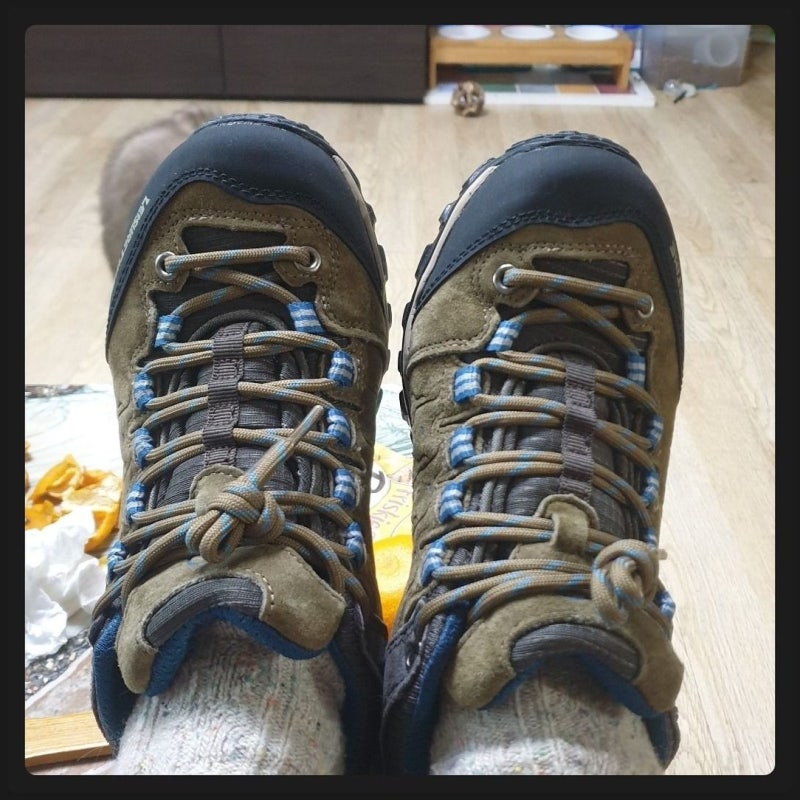 레이시스 레저타임 남성 여성 가죽 방수 등산화 트레킹화 워킹화 운동화 신발 후기 동네 산....