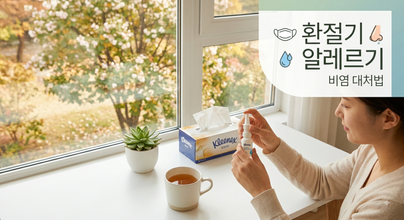 환절기 알레르기 비염 원인과 가장 빠른 대처 방법