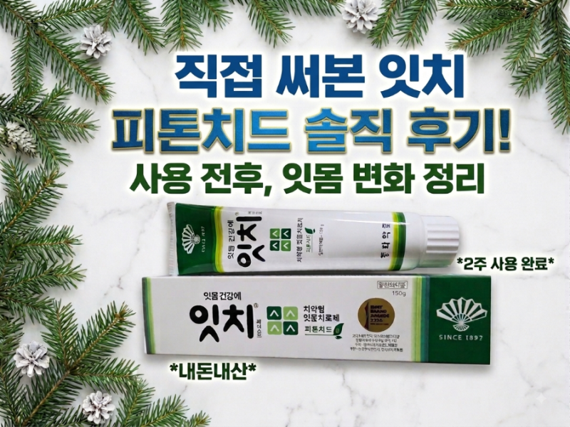 잇몸 부었을 때 쓰는 약국 잇치 피톤치드 가격 성분 실사용후기