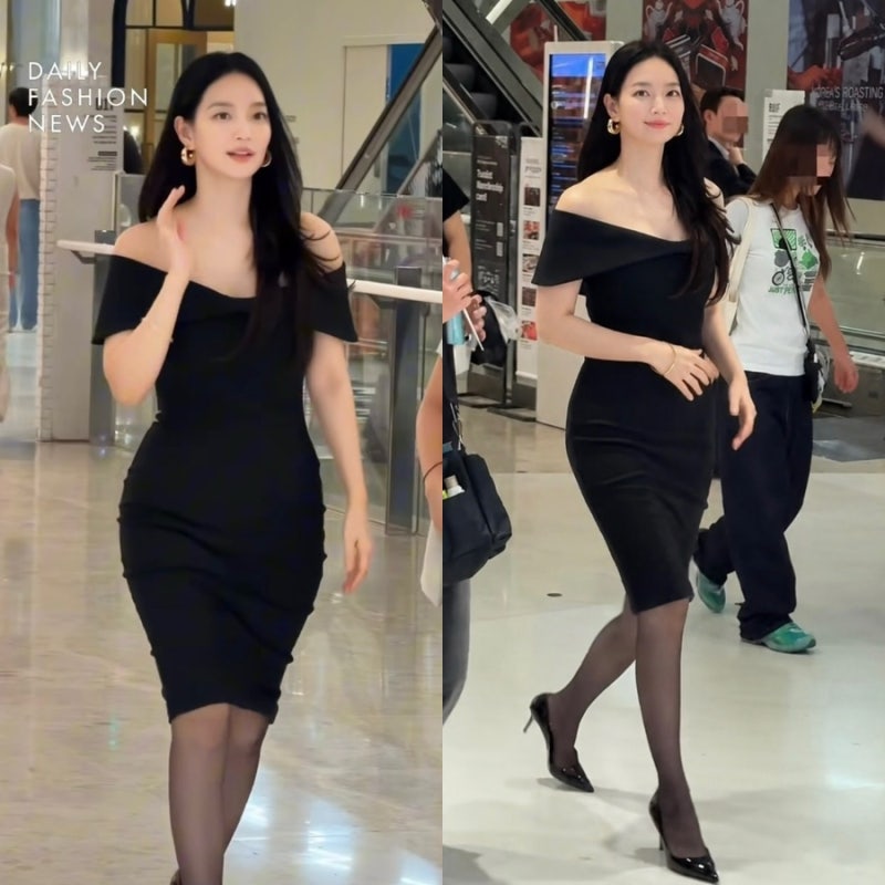 리즈 경신한 신민아, 골반 황금비율 제대로 보여준 블랙 드레스