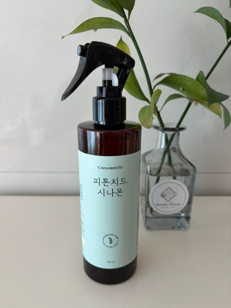 권연벌레퇴치, 집먼지진드기가 걱정된다면?! 피톤치드 시나몬 스프레이 사용후기