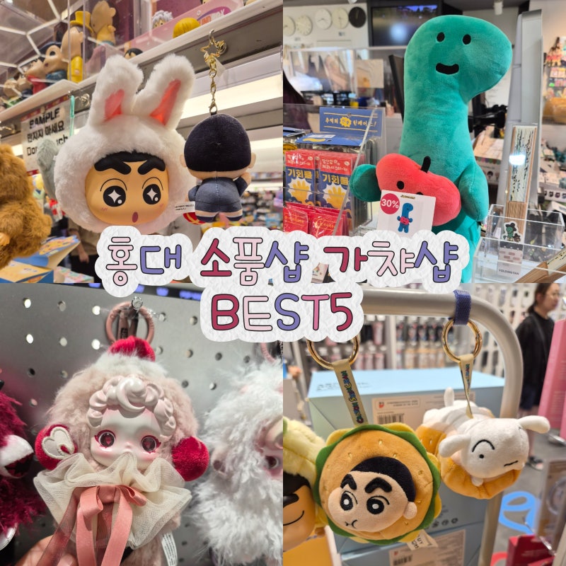 Hongdae Must-Visit Spots: Top 5 Souvenir Shops, Gacha Shops, Keyrings, and Goods Tour