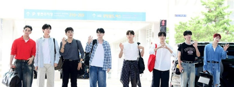 “진짜 다시 뭉쳤다” 워너원 8인, 7년 만에 LA 출국…KCON 무대 뜬다