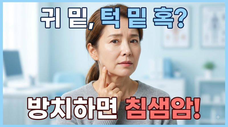 침샘암 초기증상 통증 없는 혹 모르면 손해인 체크법