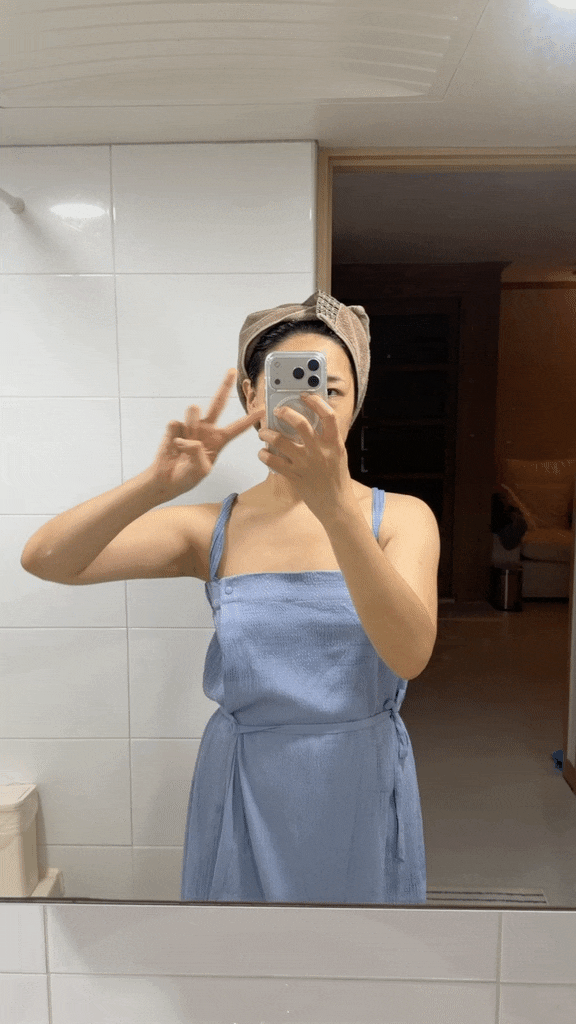 신혼집 좁은 욕실엔 샤워가운, 호캉스·골프장엔 골프가운으로! 베이비드로우 이지골프가운 ....