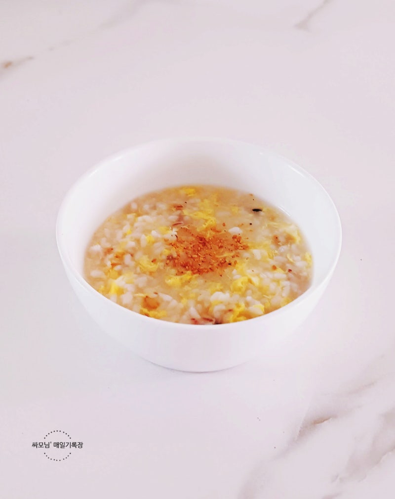 간단 아침, 이유식, 아플 때 식사 추천 10분 요리 달걀죽 [계란죽] 레시피